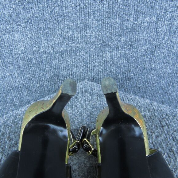 GUESS WGRenny Women Slingback Heel Shoes Size‎ 8.5 Medium Black Synthetic - Picture 8 of 9
